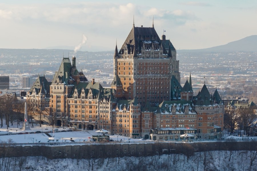Le château Frontenac à Québec