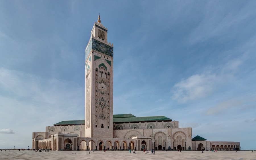 La mosquée Hassan-II à Casablanca